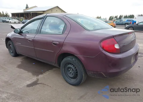 2000 Dodge Neon Highline from USA, damaged, VIN 1B3ES46C0YD780841
